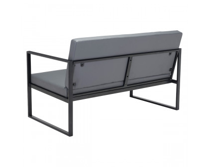 ZUO Claremont Sofa - Gray/Black