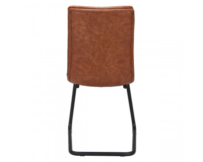 ZUO Sharon Dining Chair (Set Of 2) - Vintage Brown/Black