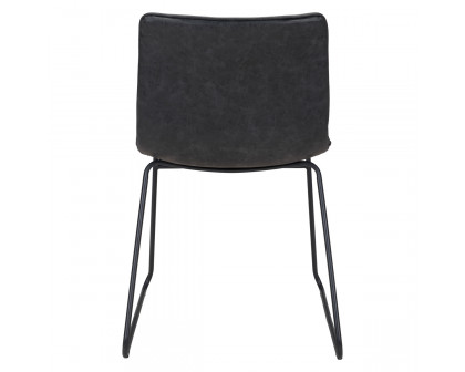 ZUO Jack Dining Chair (Set Of 2) - Vintage Black/Black