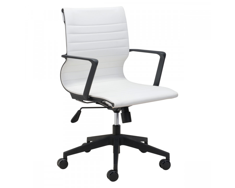 ZUO Stacy Office Chair - White/Black