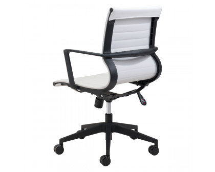 ZUO Stacy Office Chair - White/Black