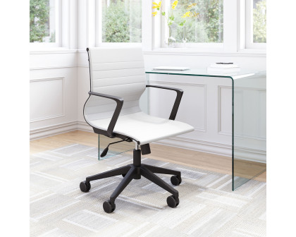 ZUO Stacy Office Chair - White/Black