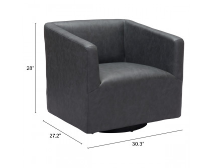 ZUO Brooks Accent Chair - Gray/Black