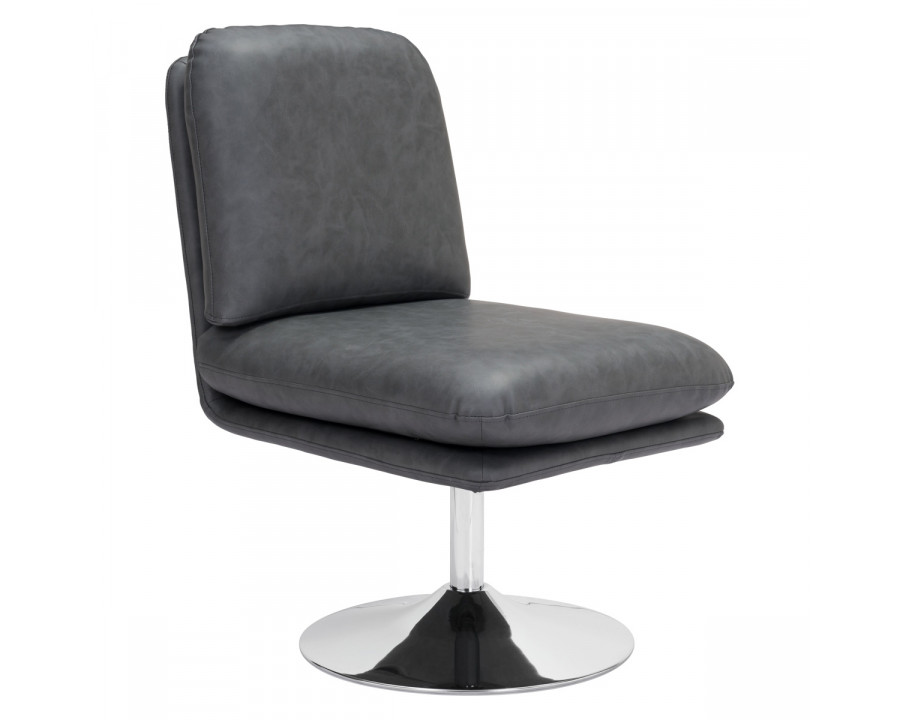 ZUO Rory Accent Chair - Gray/Silver