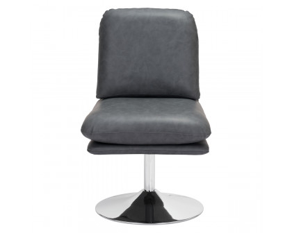 ZUO™ Rory Accent Chair - Gray/Silver