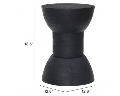 ZUO - Wisdom Table Stool in Matte Black