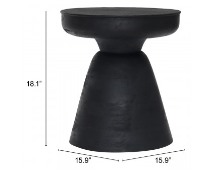 ZUO - Sage Table Stool in Matte Black