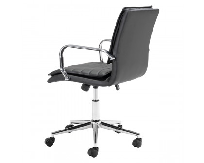 ZUO Partner Office Chair - Black/Chrome