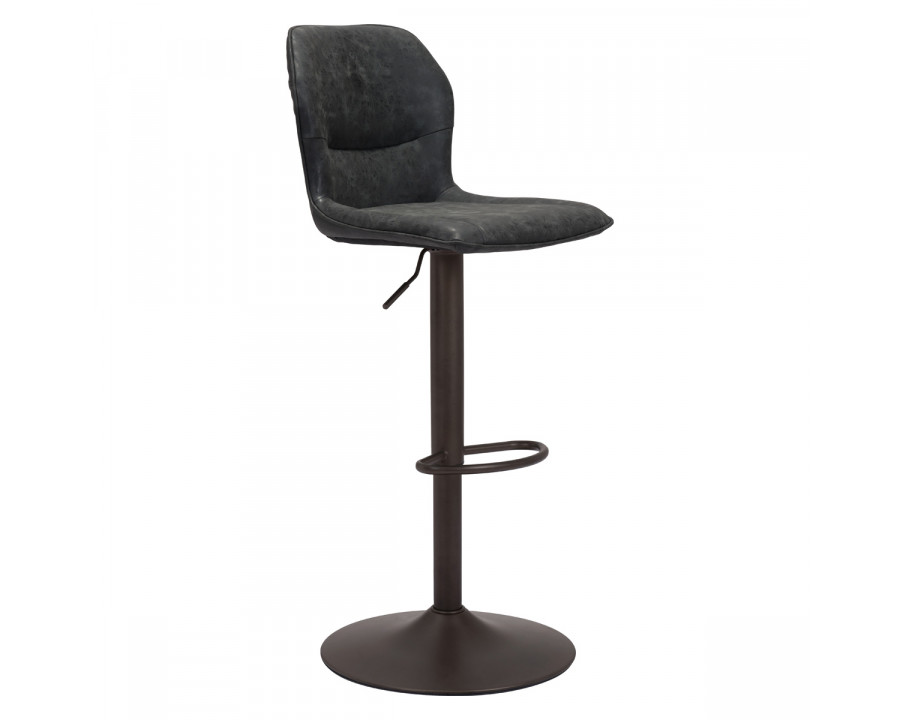 ZUO Vital Bar Chair - Vintage Black/Black