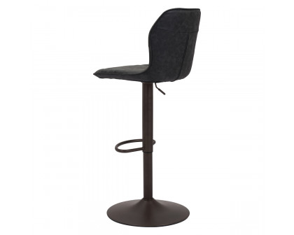 ZUO Vital Bar Chair - Vintage Black/Black