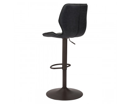 ZUO Seth Bar Chair - Vintage Black