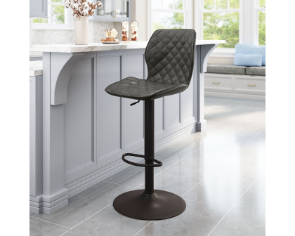 ZUO Seth Bar Chair - Vintage Gray