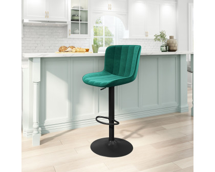 ZUO Tarley Bar Chair - Green/Black