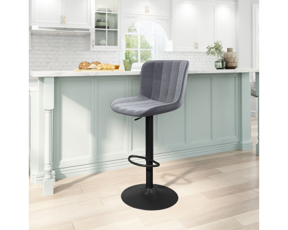 ZUO Tarley Bar Chair - Gray/Black