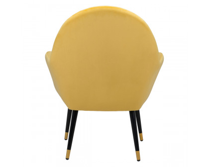 ZUO™ Alexandria Accent Chair - Yellow/Black/Gold