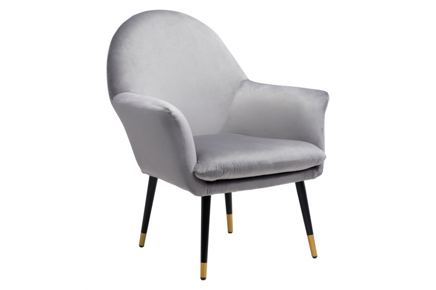 ZUO™ Alexandria Accent Chair - Gray/Blac/Gold