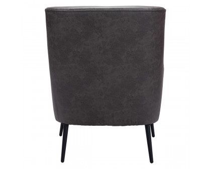 ZUO™ Ontario Accent Chair - Vintage Black