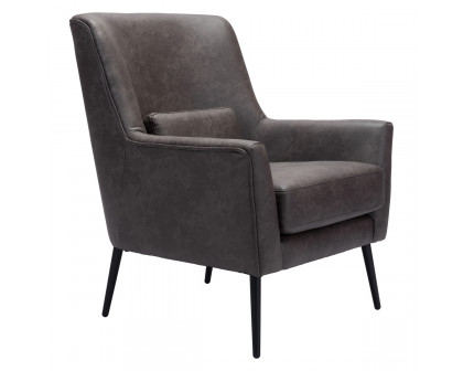 ZUO™ Ontario Accent Chair - Vintage Black