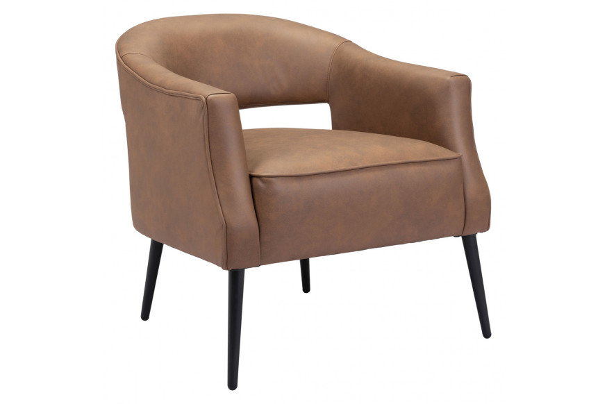 ZUO™ Berkeley Accent Chair - Vintage Brown/Black