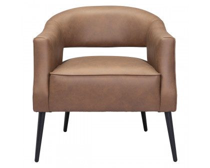 ZUO™ Berkeley Accent Chair - Vintage Brown/Black