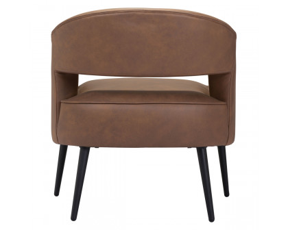 ZUO™ Berkeley Accent Chair - Vintage Brown/Black