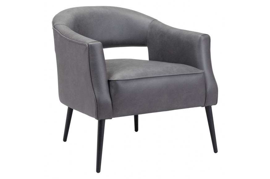 ZUO™ Berkeley Accent Chair - Vintage Gray/Black