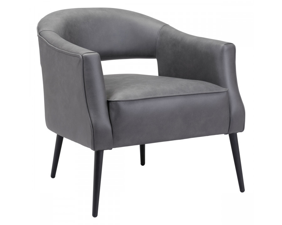 ZUO Berkeley Accent Chair - Vintage Gray/Black