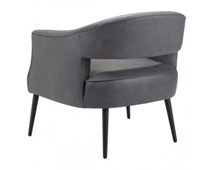 ZUO™ Berkeley Accent Chair - Vintage Gray/Black