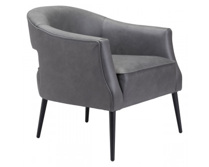 ZUO™ Berkeley Accent Chair - Vintage Gray/Black