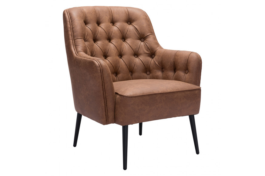 ZUO™ Tasmania Accent Chair - Vintage Brown