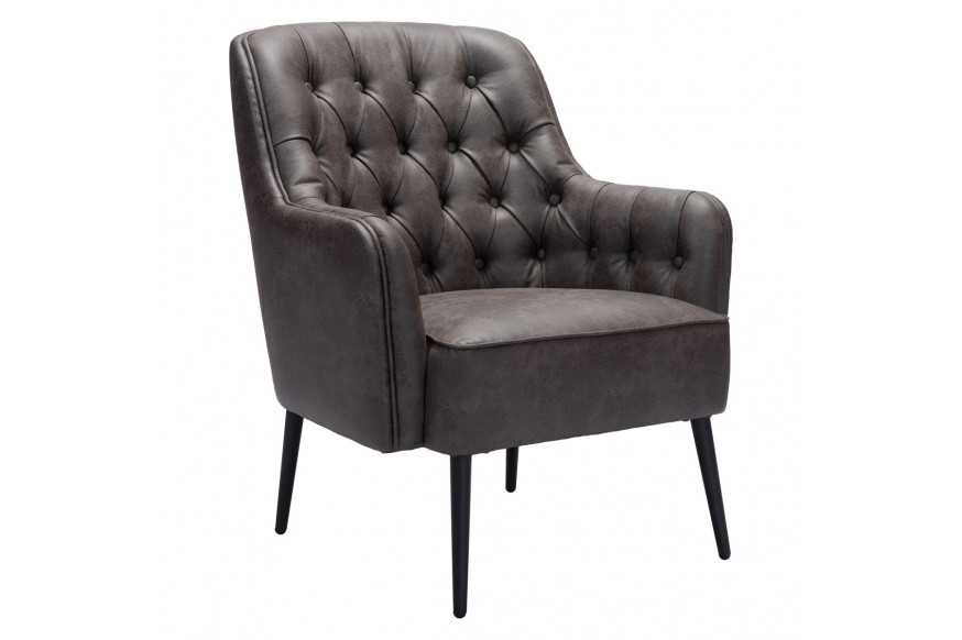 ZUO™ Tasmania Accent Chair - Vintage Black