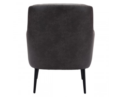 ZUO™ Tasmania Accent Chair - Vintage Black