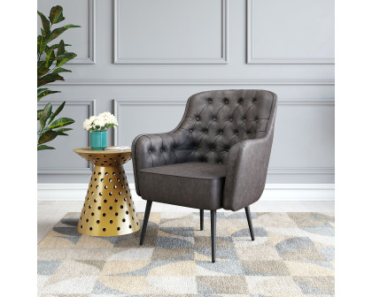 ZUO™ Tasmania Accent Chair - Vintage Black