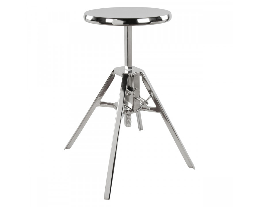 ZUO Mercy Stool - Silver