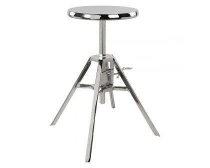 ZUO Mercy Stool - Silver