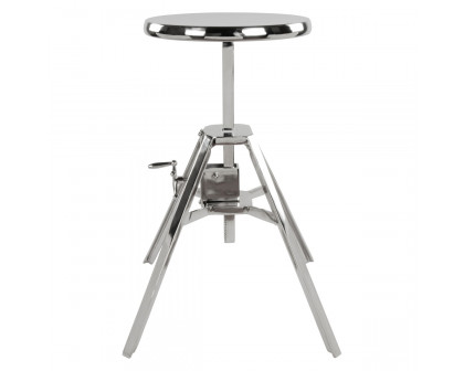 ZUO Mercy Stool - Silver