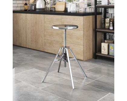 ZUO Mercy Stool - Silver