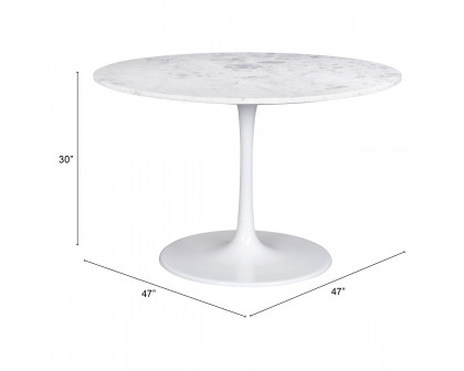 ZUO - Phoenix Dining Table in White