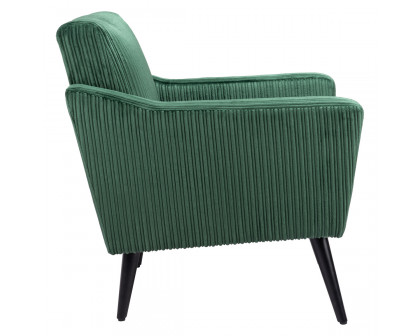 ZUO Bastille Accent Chair - Green/Matte Black