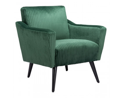 ZUO Bastille Accent Chair - Green/Matte Black