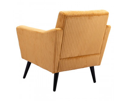 ZUO Bastille Accent Chair - Yellow/Matte Black