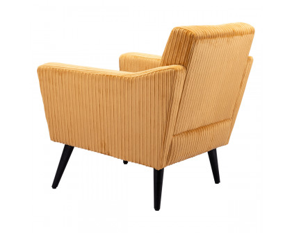 ZUO Bastille Accent Chair - Yellow/Matte Black