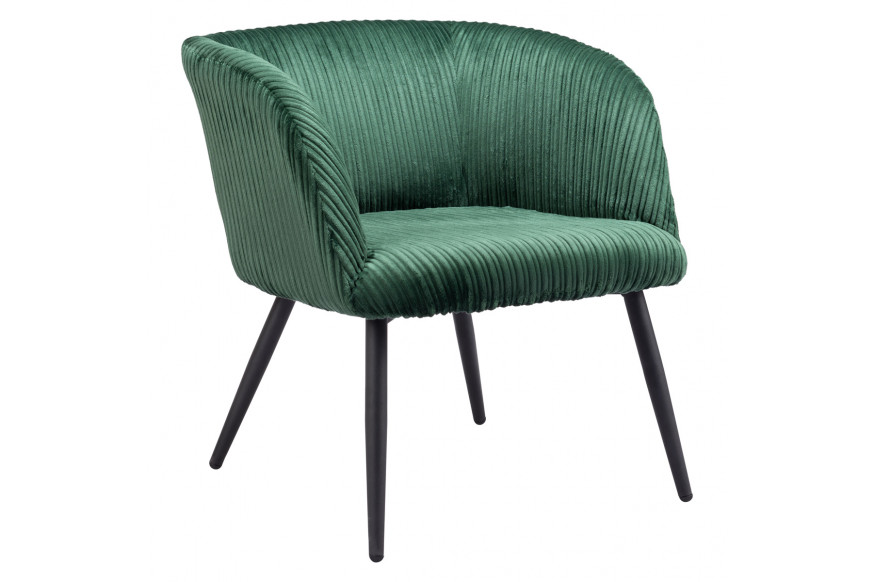 ZUO™ Papillion Accent Chair - Green/Matte Black