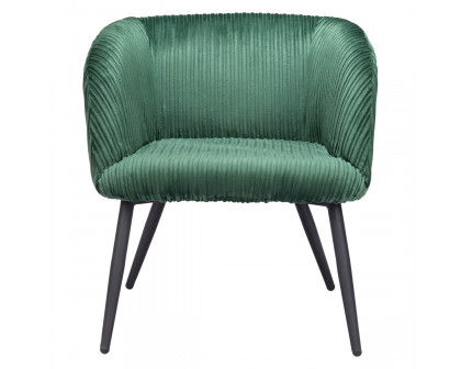 ZUO™ Papillion Accent Chair - Green/Matte Black