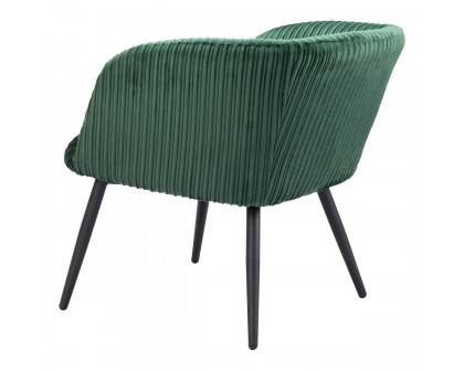 ZUO™ Papillion Accent Chair - Green/Matte Black