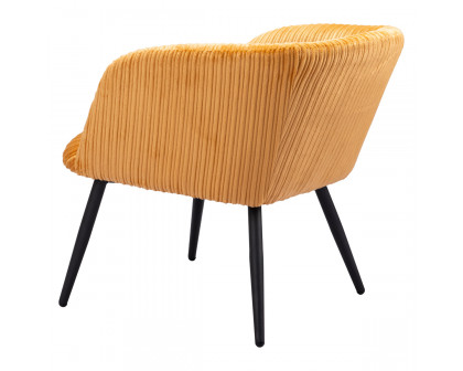 ZUO™ Papillion Accent Chair - Yellow/Matte Black