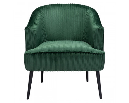 ZUO™ Ranier Accent Chair - Green/Matte Black