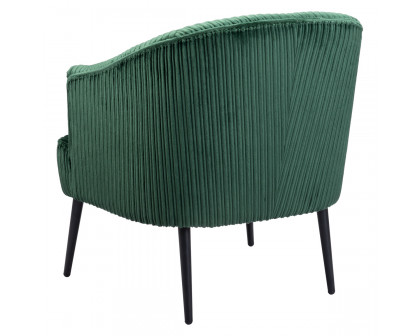 ZUO™ Ranier Accent Chair - Green/Matte Black