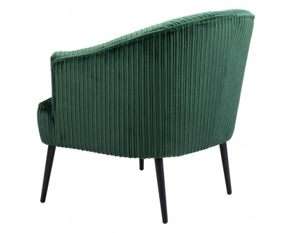 ZUO™ Ranier Accent Chair - Green/Matte Black