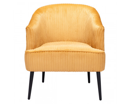 ZUO™ Ranier Accent Chair - Yellow/Matte Black